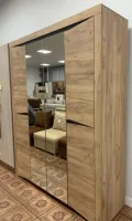 Лот: 21137423. Фото: 3. Шкаф с Зеркалом 4 створчатый Паола... Мебель
