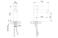 Лот: 25354094. Фото: 4. Смеситель для умывальника IDDIS... Красноярск