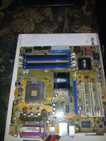 Лот: 7575974. Фото: 2. Материнская плата Asus p5gv-mx... Комплектующие