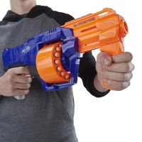 Лот: 13066566. Фото: 2. Бластер NERF Элит Сёрджфайр, новый. Игрушки