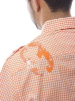 Лот: 9951138. Фото: 2. Оранжевая рубашка. Мужская одежда