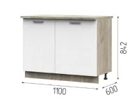Лот: 21392967. Фото: 10. Кухня Рица 1.6 м Цвет Белый...