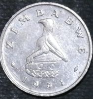 Лот: 13016012. Фото: 2. Экзотика с рубля (16690) Зимбвбе. Монеты