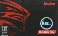 Лот: 25621872. Фото: 2. NVMe SSD M.2 2280 512 ГБ KingSpec... Комплектующие