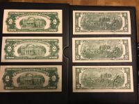 Лот: 17365578. Фото: 2. Набор купюр два доллара США разные... Банкноты