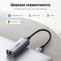 Лот: 25415662. Фото: 4. Адаптер Ethernet UGREEN CM209... Красноярск