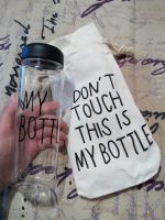 Лот: 5804260. Фото: 2. Бутылочка My Bottle + Льняной... Спортивные товары