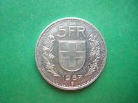 Лот: 20658471. Фото: 4. Швейцария 5 франков 1987 г. Вильгельм... Красноярск