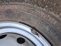 Лот: 23553932. Фото: 7. 205/70/16 Кама Flame + диски 5х139...