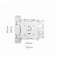 Лот: 17041360. Фото: 3. Кронштейн для ТВ Onkron NP28 White. Бытовая техника
