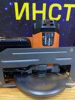 Лот: 25730011. Фото: 3. Аккумуляторная дисковая пила AEG... Строительство и ремонт