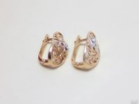 Лот: 12745114. Фото: 2. ЗОЛОТЫЕ СЕРЬГИ 4,33 ГРАММ. Ювелирные изделия, бижутерия, часы