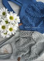 Лот: 16194904. Фото: 5. Ажурная сумочка-авоська - модель...