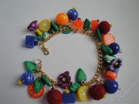 Лот: 327799. Фото: 2. Изделия из полимерной глины,браслет... Ювелирные изделия, бижутерия, часы