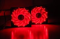 Лот: 10290112. Фото: 4. Вентилятор LED cooler RED 9x9... Красноярск