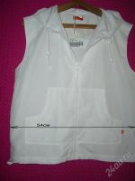 Лот: 1460953. Фото: 2. блуза белая спортивная безрукавка... Спортивная одежда