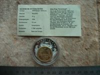 Лот: 9830239. Фото: 10. Монета 1 марка ФРГ 1966 J позолота...