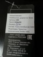 Лот: 8449581. Фото: 4. Комбинезон зима Stella Мишка для... Красноярск