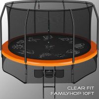 Лот: 17384248. Фото: 2. Батут Clear Fit FamilyHop 10Ft. Тренажеры, комплексы