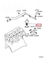 Лот: 15946189. Фото: 2. MD972905 Термостат Mitsubishi... Автозапчасти