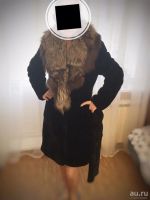 Лот: 8695236. Фото: 2. Шуба мутон с чернобуркой. Женская одежда
