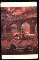 Лот: 18598977. Фото: 2. Четыре старинных художественных... Открытки, билеты и др.