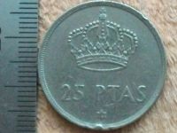 Лот: 12282111. Фото: 6. Монета 25 песет Испания 1975...