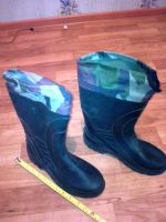 Лот: 9382490. Фото: 2. Сапоги резиновые зеленые размер... Мужская обувь