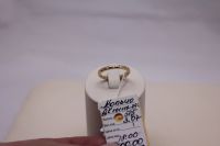 Лот: 12321652. Фото: 2. ЗОЛОТОЕ КОЛЬЦО С БРИЛЛИАНТАМИ... Ювелирные изделия, бижутерия, часы