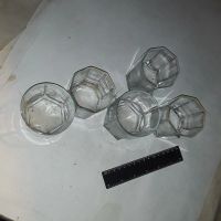 Лот: 19633389. Фото: 2. пять гранёных стаканов стекло... Посуда, кухонная утварь