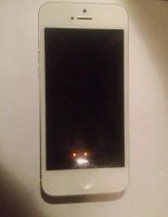 Лот: 6054625. Фото: 2. iPhone 5 silver 16 gb. Смартфоны, связь, навигация