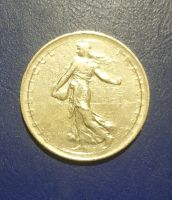 Лот: 25079779. Фото: 2. Франция 1 франк 1961 г. Монеты