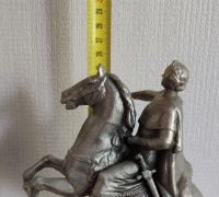 Лот: 22625554. Фото: 5. Скульптура силумин, Пётр 1