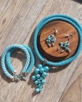 Лот: 17770326. Фото: 3. Бирюзовый комплект ручной работы. Красноярск