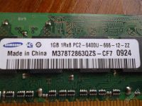 Лот: 1981055. Фото: 2. Samsung 1Gb 1Rx8 PC2 6400U 666-12-ZZ... Комплектующие