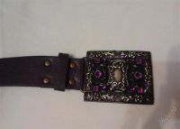 Лот: 1472309. Фото: 2. Ремень фиолетовый MODIS. Аксессуары