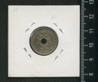 Лот: 17004802. Фото: 2. (№ 7404 ) Бельгия 5 Сантимов 1925... Монеты