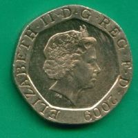 Лот: 9974852. Фото: 2. Великобритания 20 пенсов 1985-2006-2009... Монеты