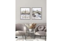 Лот: 23670820. Фото: 4. Репродукция в раме Hoff Площадь... Красноярск