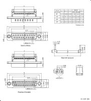 Лот: 19187845. Фото: 2. Разъем DB-25, вилка, на шлейф... Радиодетали  (электронные компоненты)