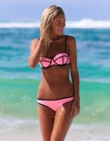 Лот: 4533011. Фото: 3. Купальник розовый неон. Одежда, обувь, галантерея