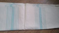 Лот: 8626842. Фото: 3. Простынь. ЛЁН, С бирюзовыми полосами... Домашний быт
