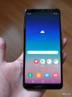 Лот: 13877475. Фото: 2. Смартфон Samsung Galaxy A8+ (A8... Смартфоны, связь, навигация