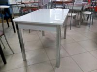 Лот: 7923394. Фото: 3. Стол Рио-1 со стеклом. Мебель