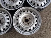 Лот: 25515362. Фото: 2. 4/100 R14 - 4 Диска штампованных... Шины, Диски