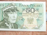 Лот: 11350256. Фото: 3. Банкнота 50 злотых Польша 1988... Коллекционирование, моделизм