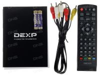 Лот: 10030014. Фото: 3. Приставка для цифрового ТВ DEXP... Бытовая техника
