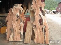 Лот: 12998461. Фото: 2. Слэб дерева массив древесины спил. Строительные материалы