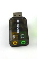 Лот: 10547123. Фото: 3. Внешняя USB звуковая карта, выход... Компьютеры, оргтехника, канцтовары