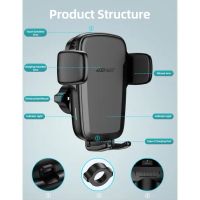 Лот: 21437848. Фото: 7. Автозарядка ACEFAST D1 wireless...